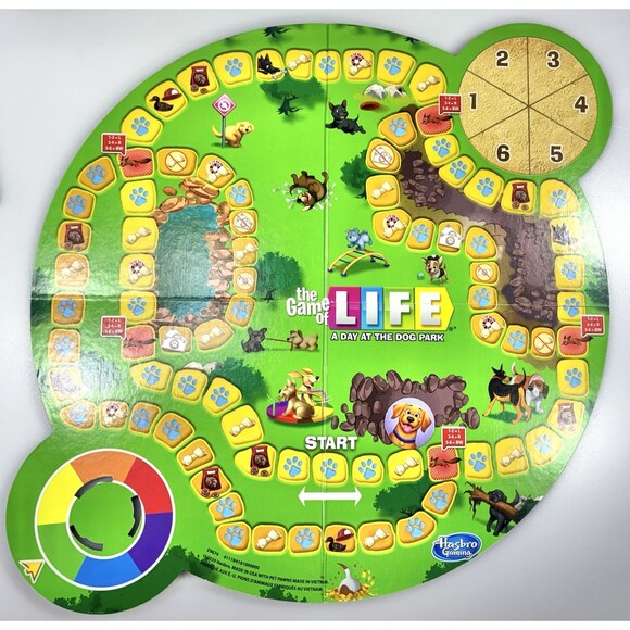 The Game of Life A Day At The Dog Park Pet Edition Board Game Exclusive Hasbro - Picture 6 of 11